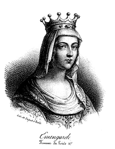 Ermengarde de Hesbaye, épouse de Louis-le-Débonnaire.