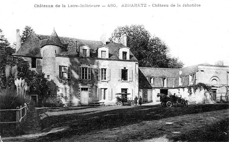 Manoir de la Jahotire  Abbaretz (anciennement en Bretagne).