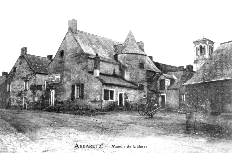 Manoir de la Barre  Abbaretz (anciennement en Bretagne).