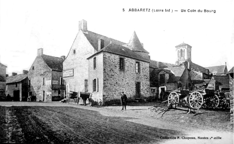 Ville d'Abbaretz (anciennement en Bretagne).