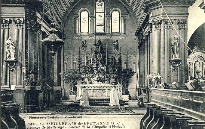 La chapelle de l'abbaye de Melleray