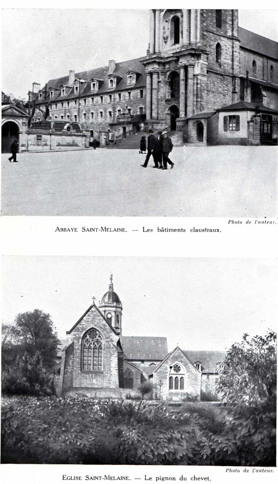 Rennes : abbaye Saint-Melaine, anne 1928