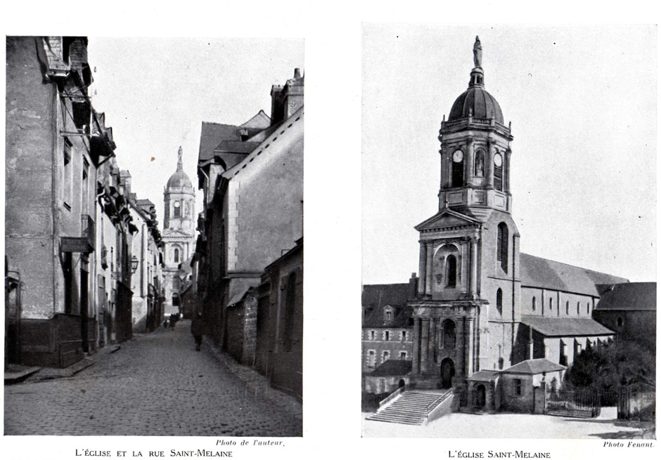 Rennes : glise Saint-Melaine, anne 1928