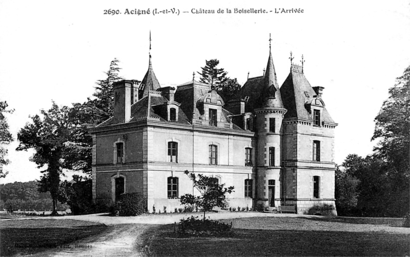 Chteau de la Boisellerie  Acign (Bretagne).