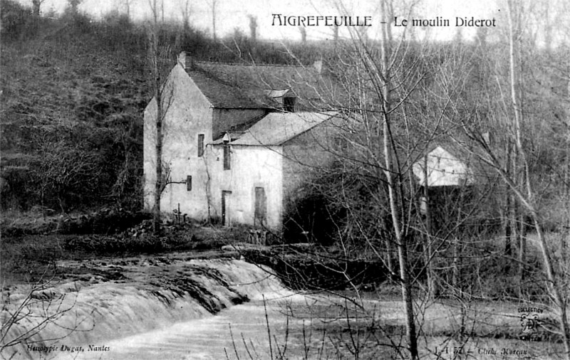 Moulin Diderot  Aigrefeuille-sur-Maine (Bretagne).