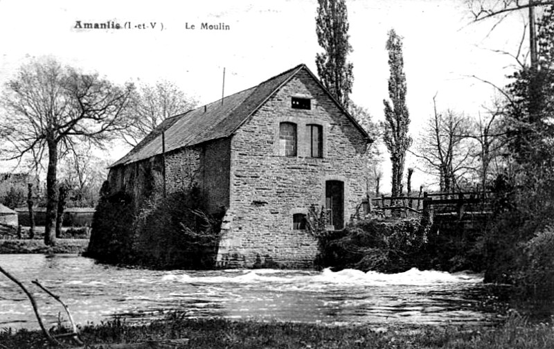 Moulin d'Amanlis (Bretagne).
