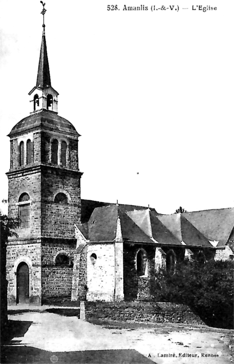 Eglise d'Amanlis (Bretagne).