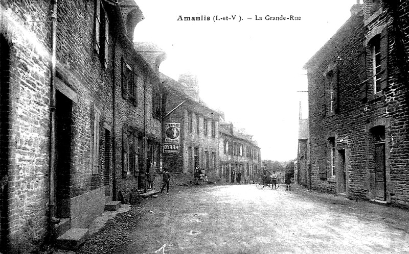 Ville d'Amanlis (Bretagne).