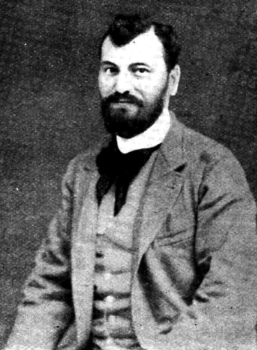 Portrait d'Anatole Le Braz, crivain, en 1890.