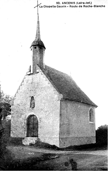 Chapelle Notre-Dame de Gauvin  Ancenis (anciennement en Bretagne).