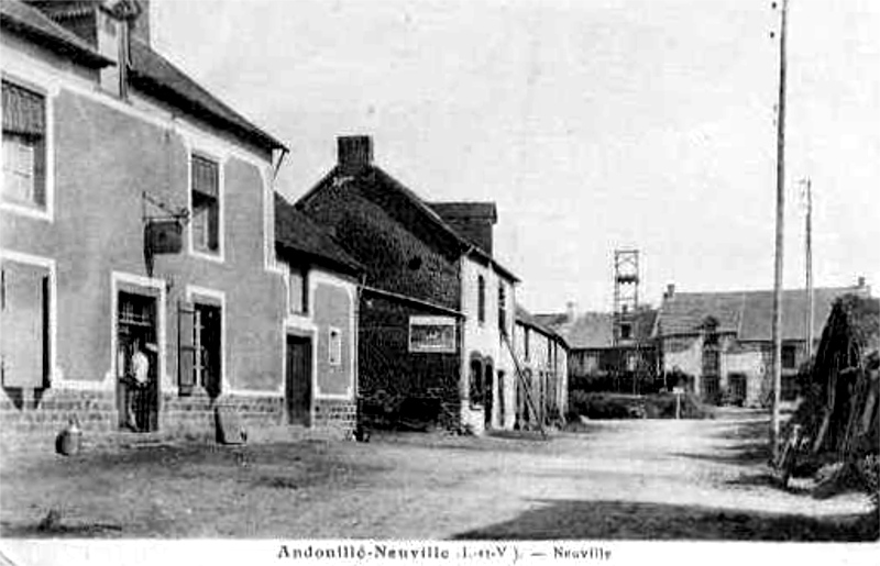 Ville d'Andouill-Neuville (Bretagne).