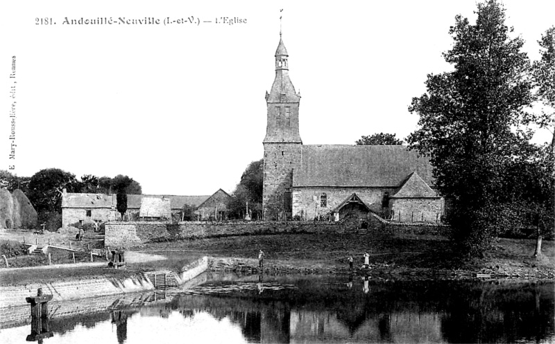 Eglise d'Andouill-Neuville (Bretagne).