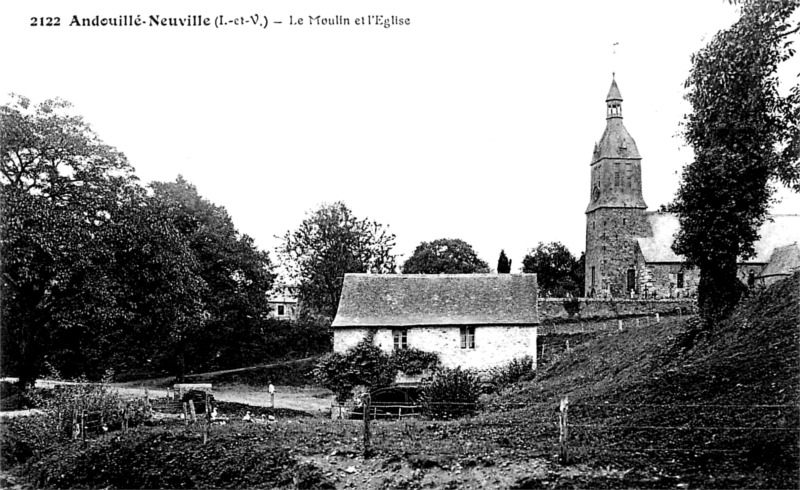 Moulin d'Andouill-Neuville (Bretagne).