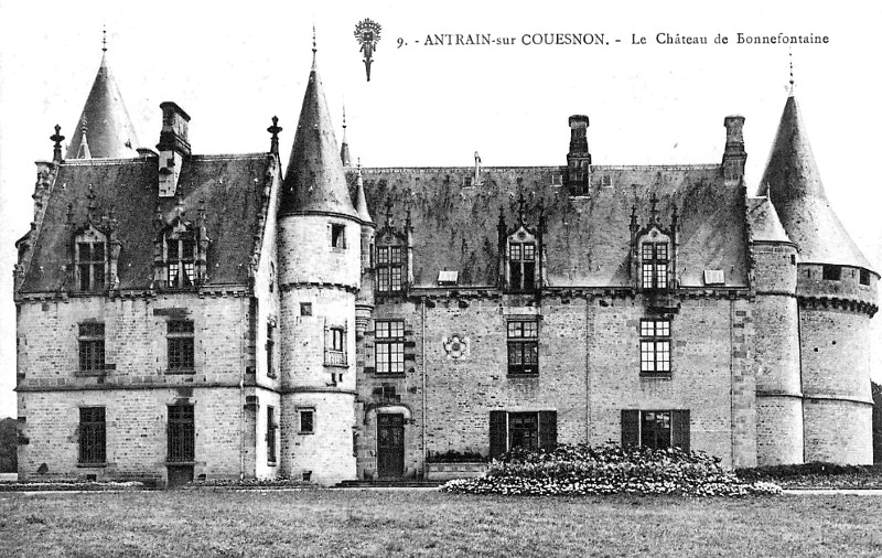 Chteau de la Bonnefontaine  Antrain (Bretagne).