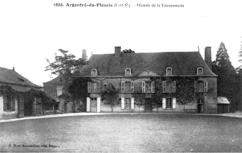 Manoir de la Fauconnerie  Argentr-du-Plessis (Bretagne).