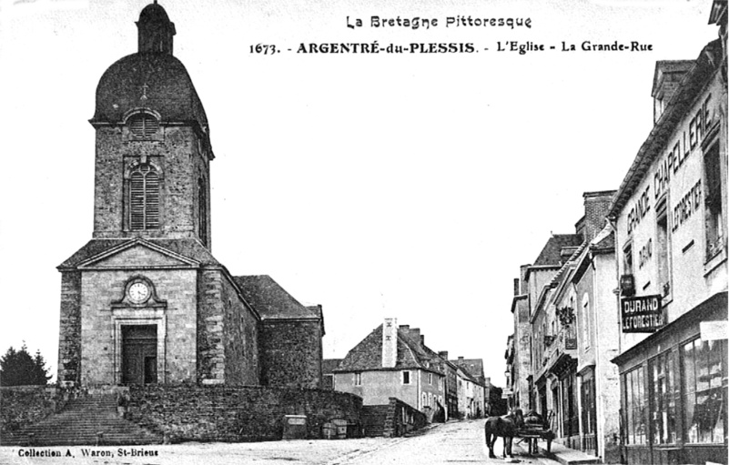 Eglise d'Argentr-du-Plessis (Bretagne).