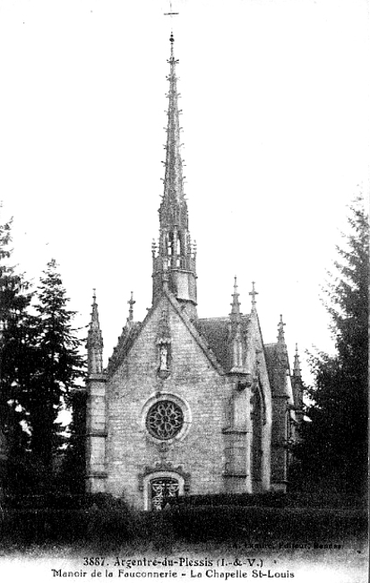 Chapelle d'Argentr-du-Plessis (Bretagne).