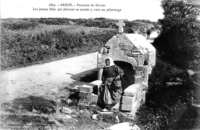 Fontaine d'Arzon (Bretagne).