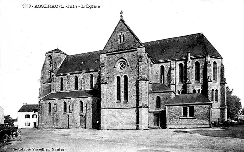 Eglise d'Assrac (anciennement en Bretagne).