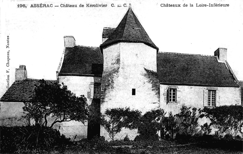 Manoir de Kerolivier  Assrac (anciennement en Bretagne).