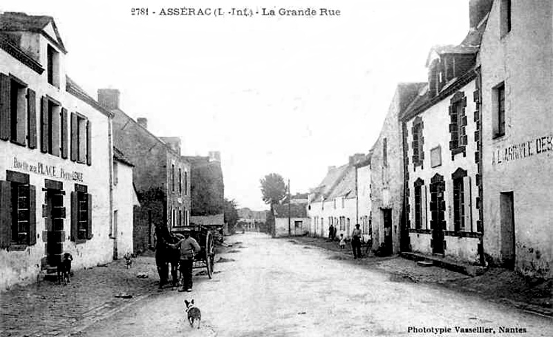 Ville d'Assrac (anciennement en Bretagne).