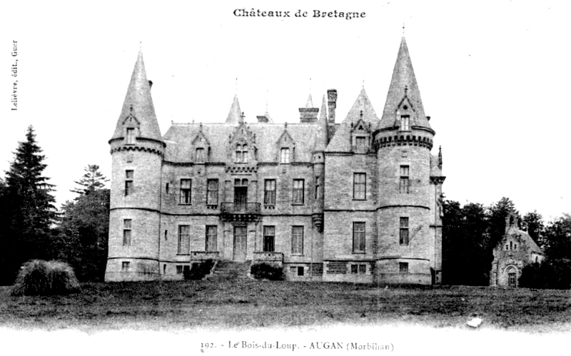 Chteau du Bois-du-Loup  Augan (Bretagne).