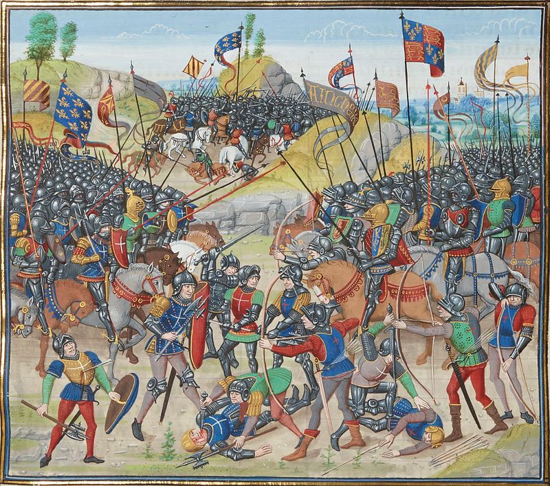 Bataille d'Auray (1364) de Jean Froissart.