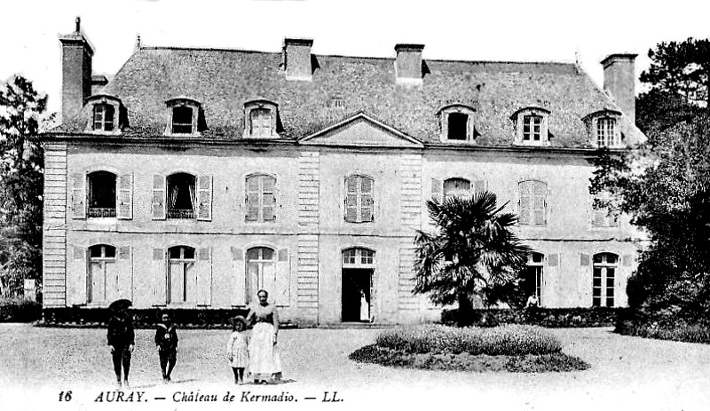 Chteau de Kermadio  Auray (Bretagne).