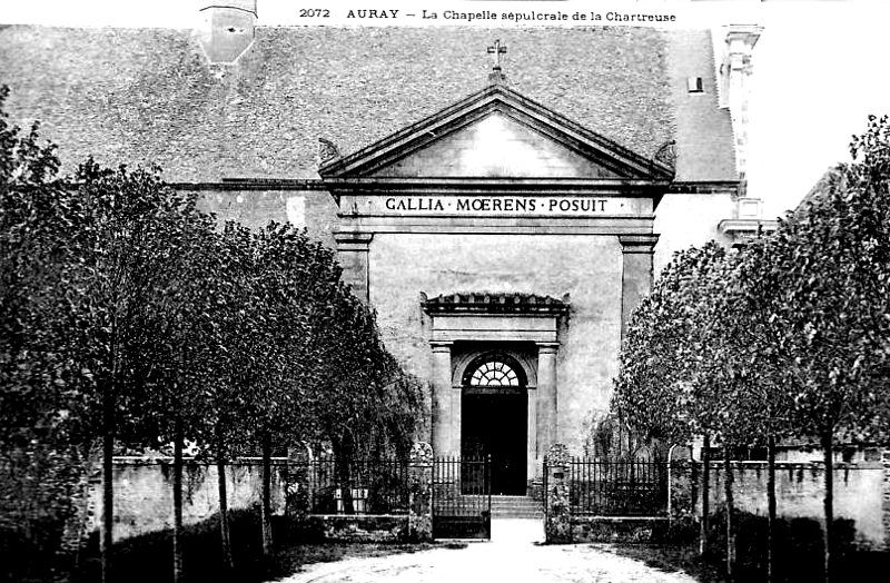 Chapelle spulcrale de la Chartreuse  Auray (Bretagne).