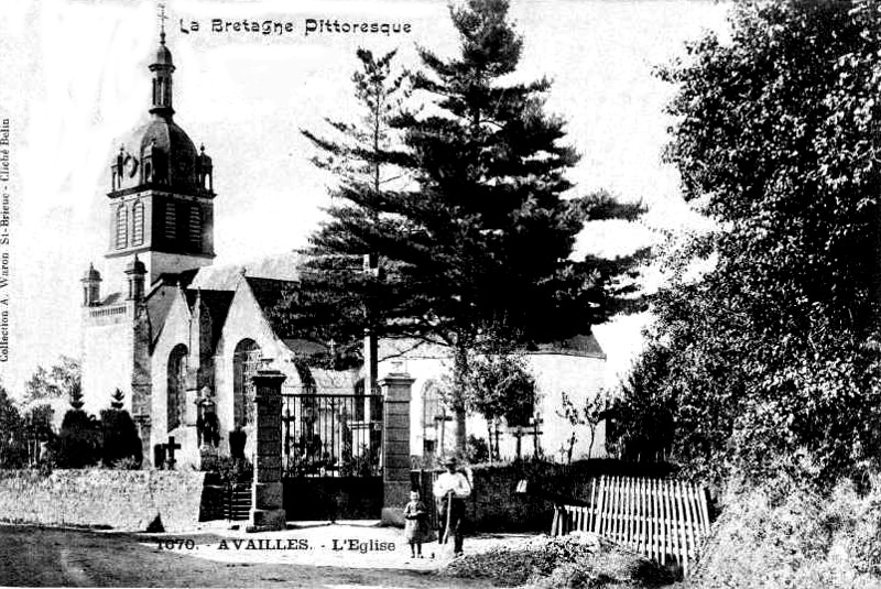 Ville d'Availles-sur-Seiche (Bretagne).
