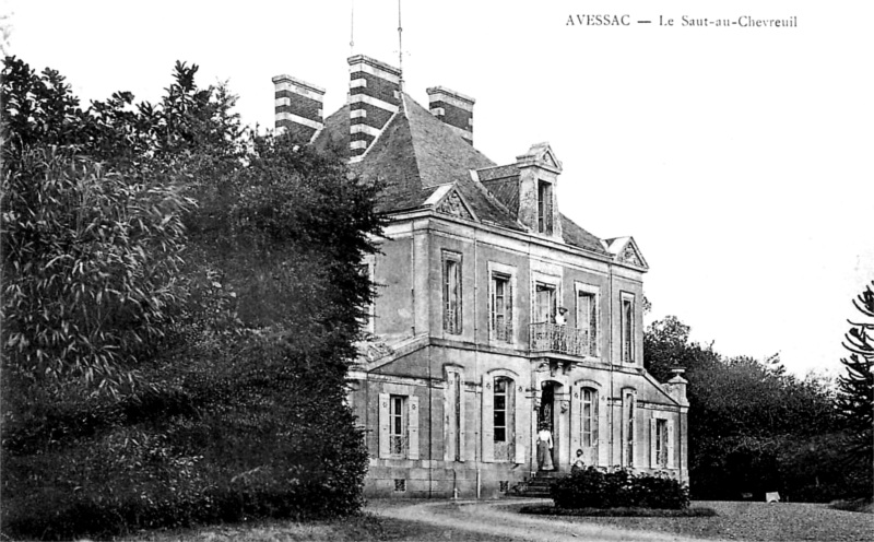 Chteau du Saut-au-Chevreuil  Avessac (Bretagne).