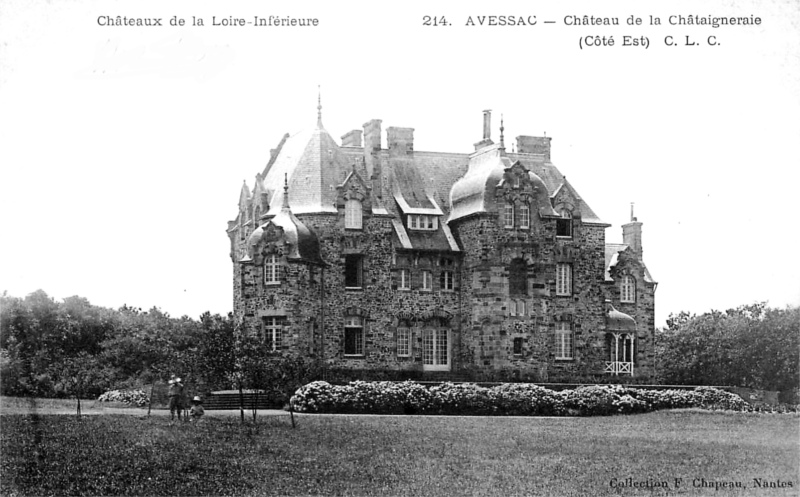 Chteau de la Chtaigneraie  Avessac (Bretagne).
