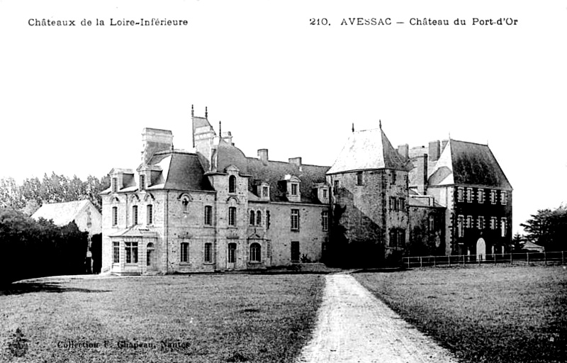 Chteau du Port-d'or  Avessac (Bretagne).