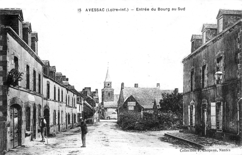 Ville d'Avessac (Bretagne).