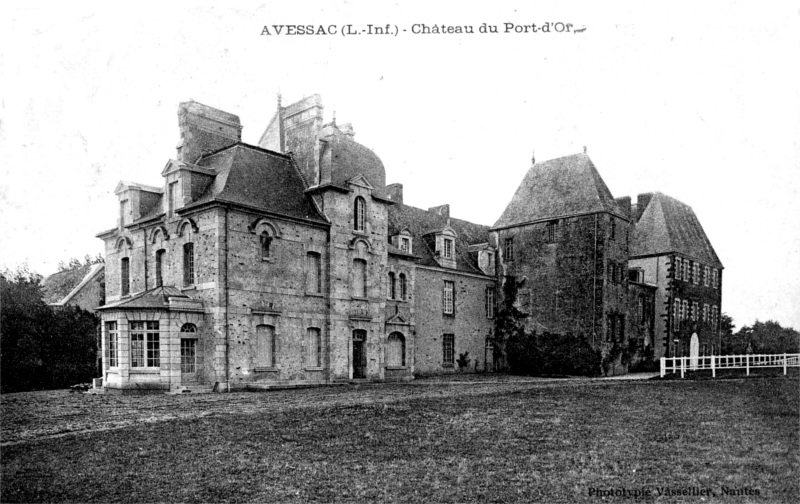 Chteau du Pordor  Avessac (Bretagne).