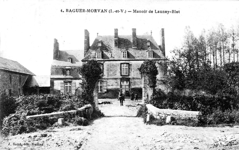 Manoir de Launay-Blot  Baguer-Morvan (Bretagne).