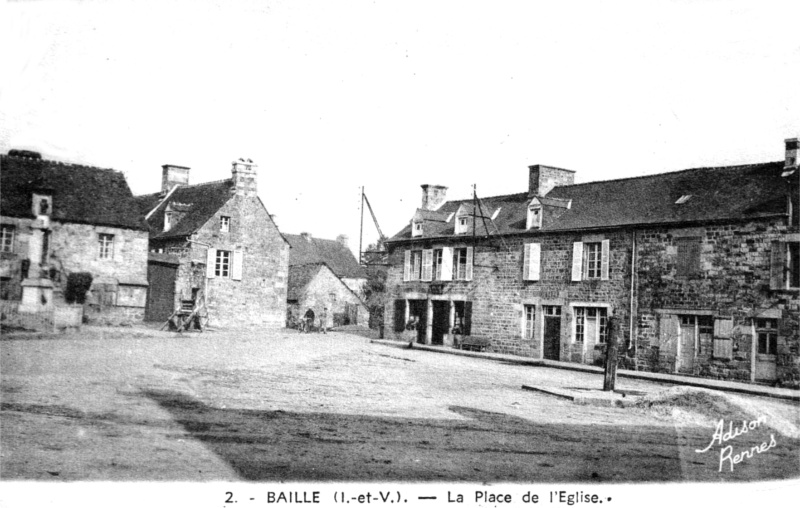 Ville de Baill (Bretagne).