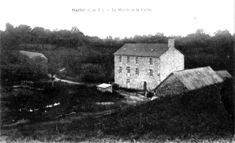 Moulin de Baill (Bretagne).