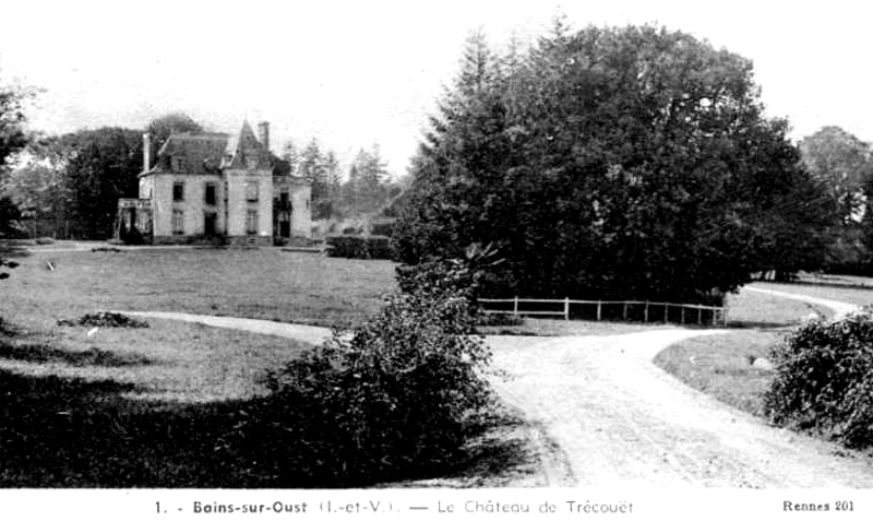 Chteau de Bains-sur-Oust (Bretagne).