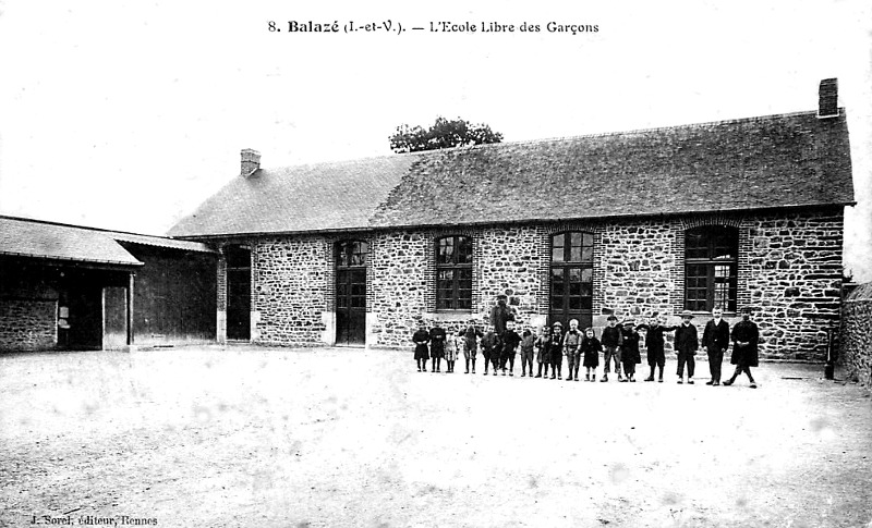 Ecole de Balaz (Bretagne).