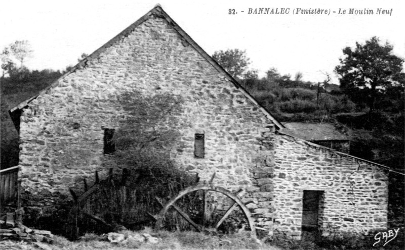 Moulin de Bannalec (Bretagne).