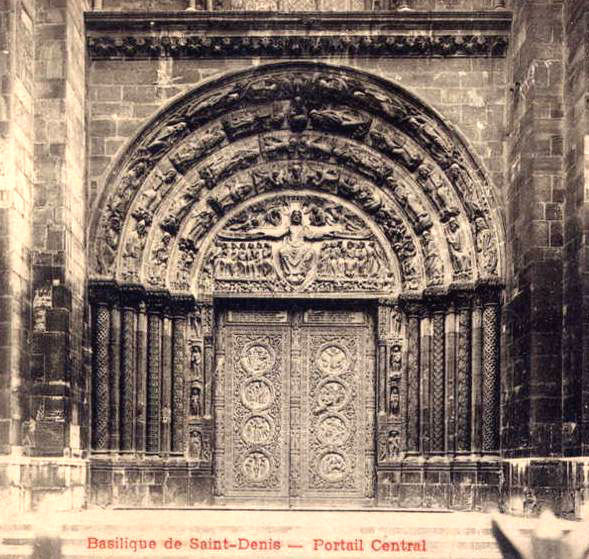 Basilique de Saint-Denis : portail central
