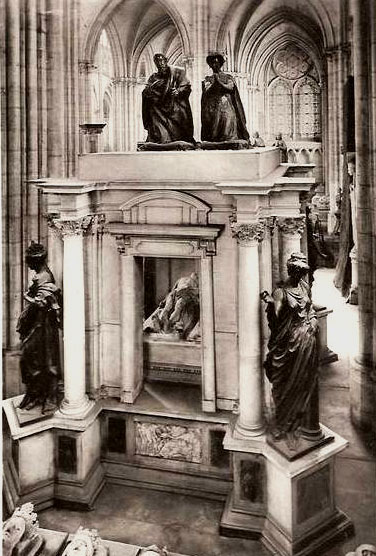 Basilique de Saint-Denis : tombeau de Henri II et de Catherine de Mdicis