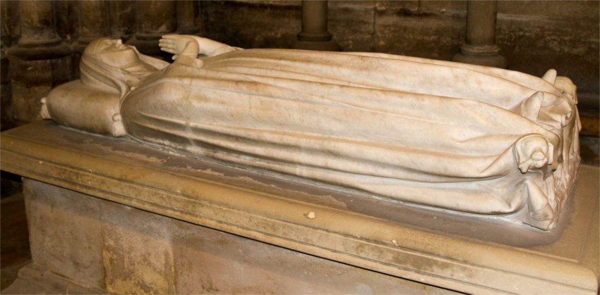 Basilique de Saint-Denis : gisant de Blanche de France.