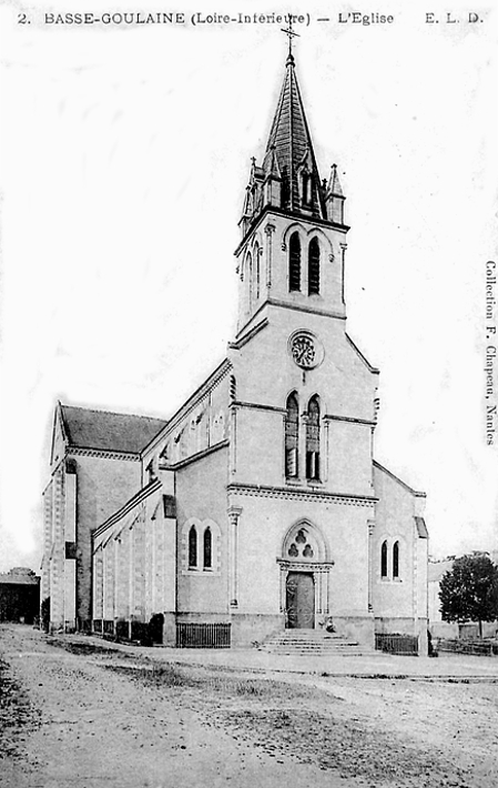 Eglise de Basse-Goulaine (anciennement en Bretagne).