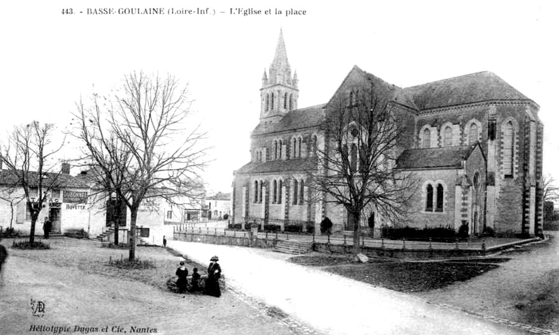 Eglise de Basse-Goulaine (anciennement en Bretagne).