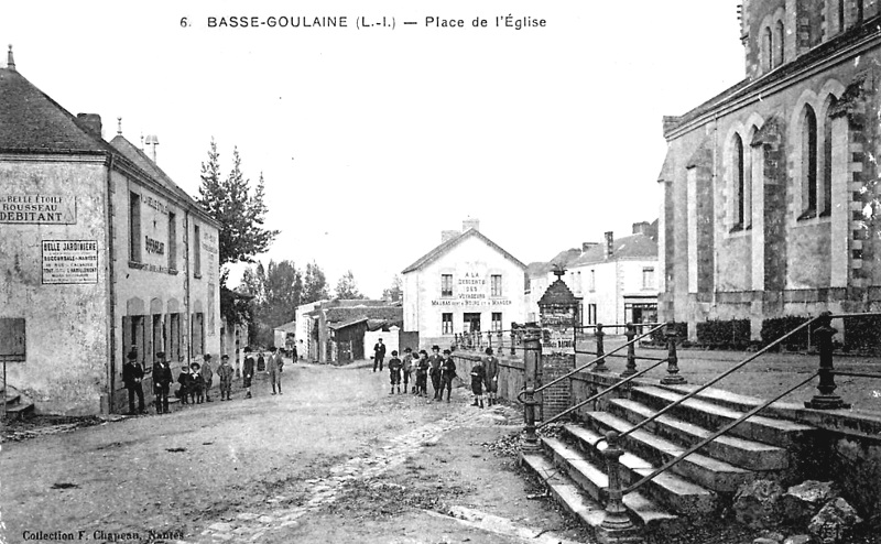 Ville de Basse-Goulaine (anciennement en Bretagne).