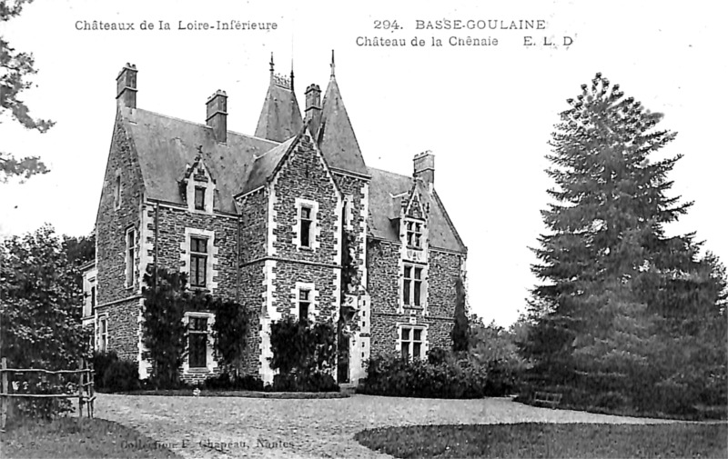 Chteau de la Chesnaie  Basse-Goulaine (anciennement en Bretagne).