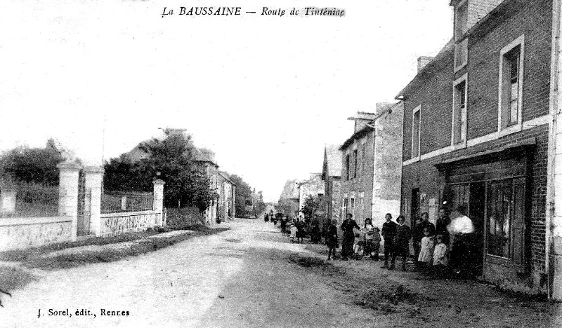 Ville de La Baussaine (Bretagne).
