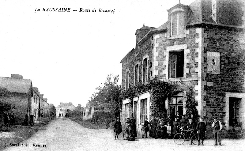 Ville de La Baussaine (Bretagne).